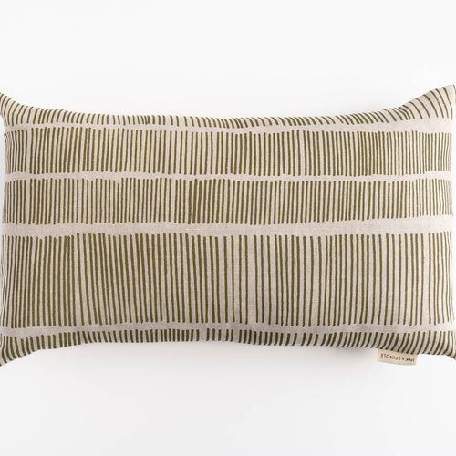 Rectangle Cushion - Sticks in Bushleaf