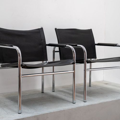Postmodern Klinte Leather Chairs by Tord Bjorklund