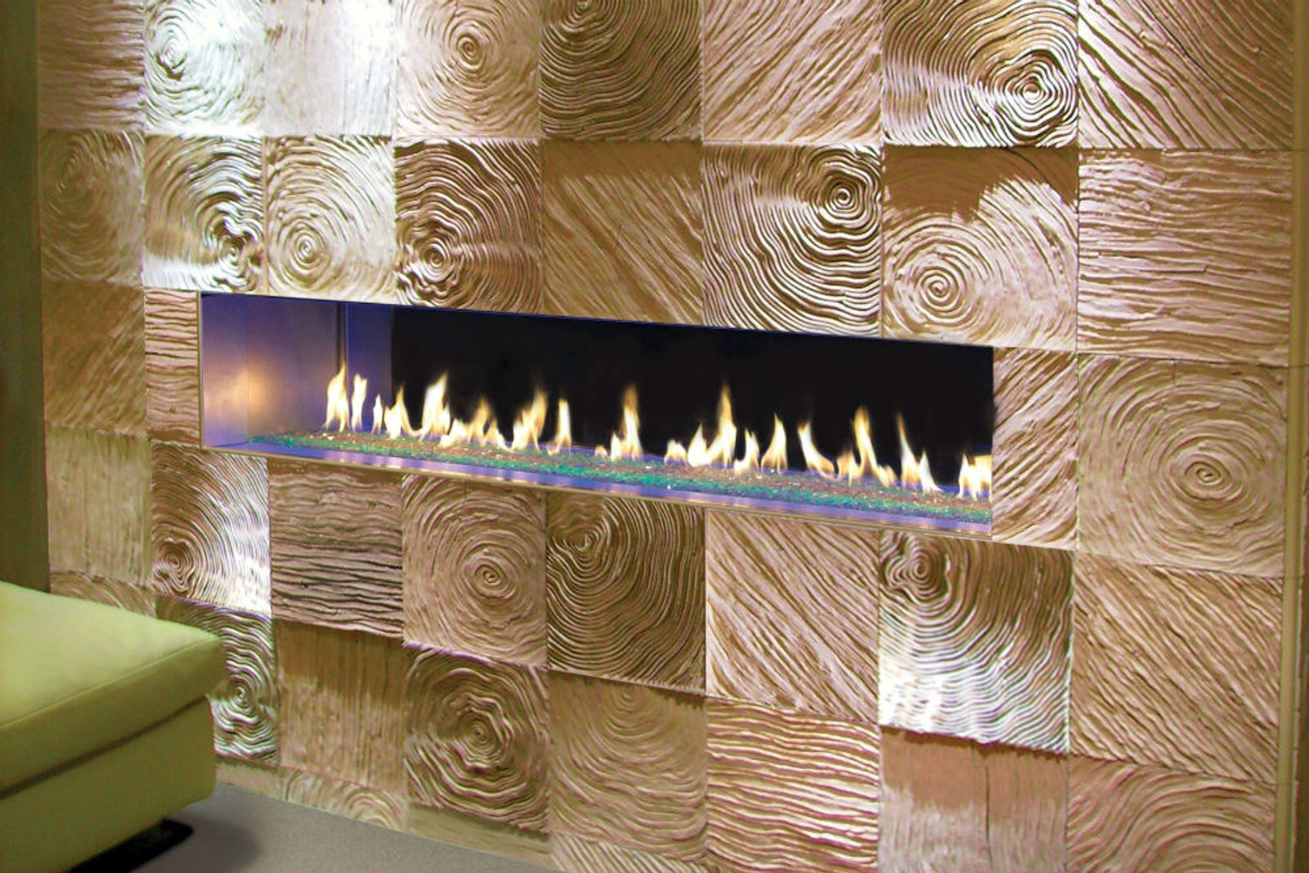 Davinci Single Sided Gas Fireplace