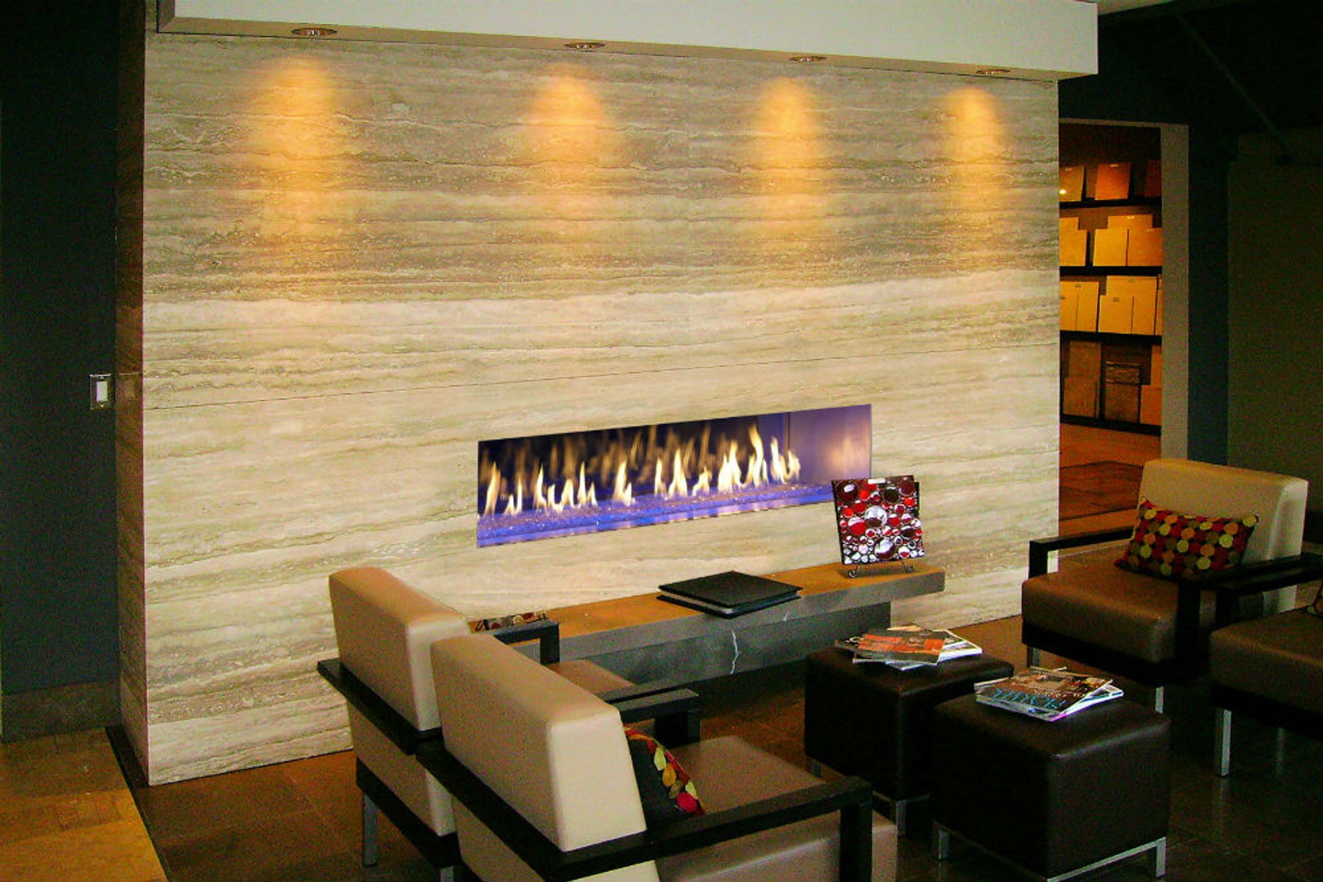 Davinci Single Sided Gas Fireplace
