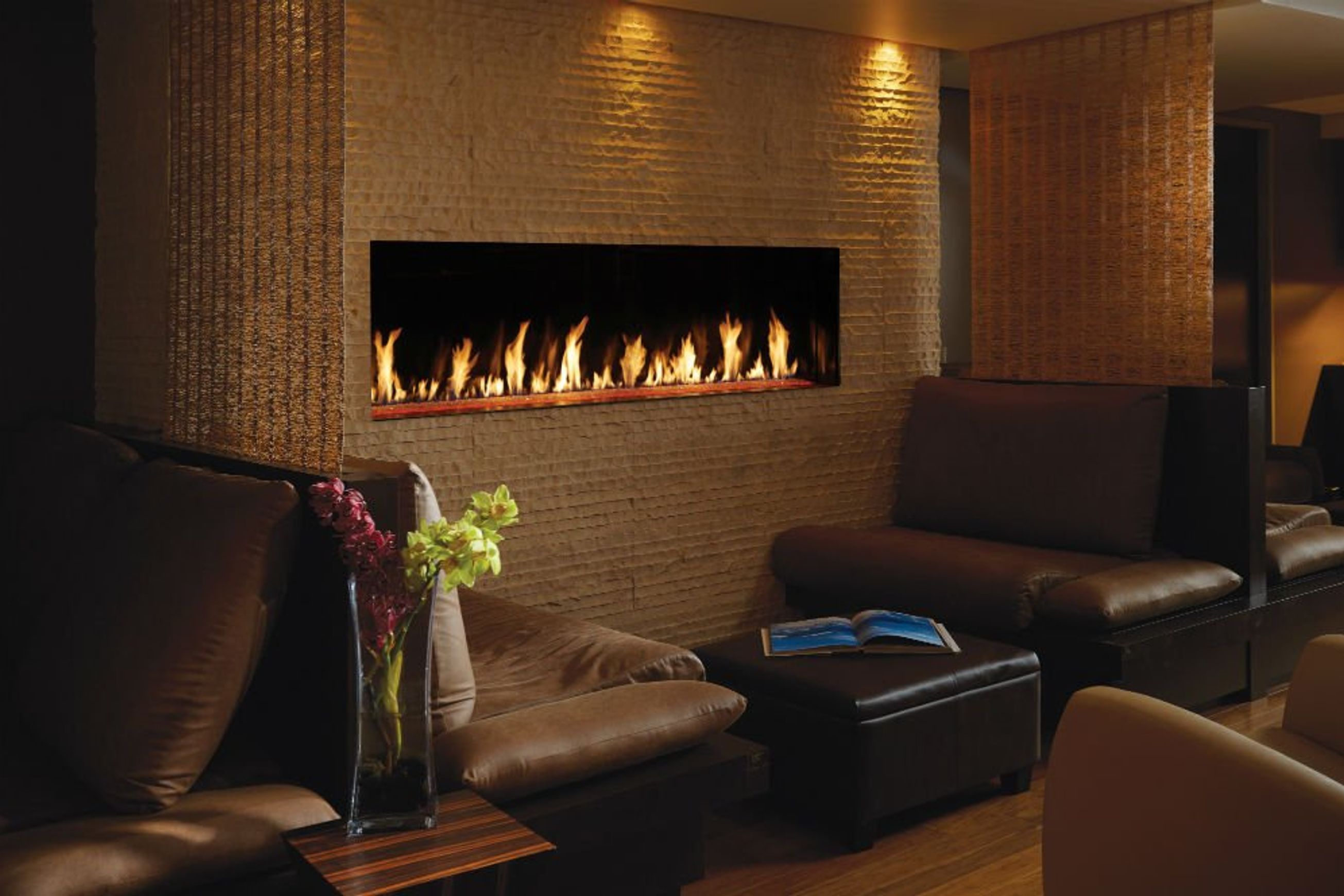 Davinci Single Sided Gas Fireplace