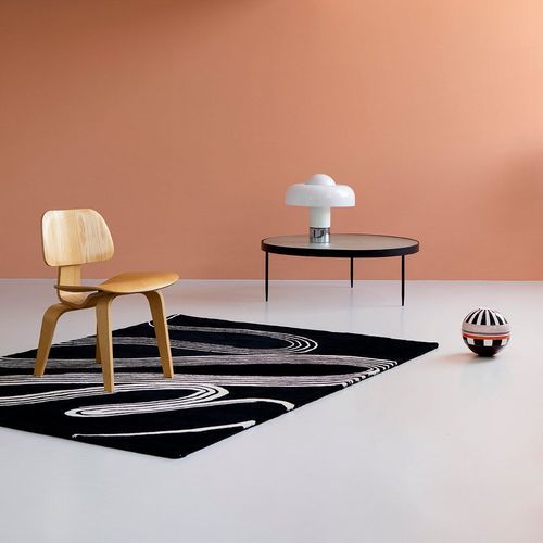 Decor Designer Floor Rug - Flow, Caviar | Brink & Campman
