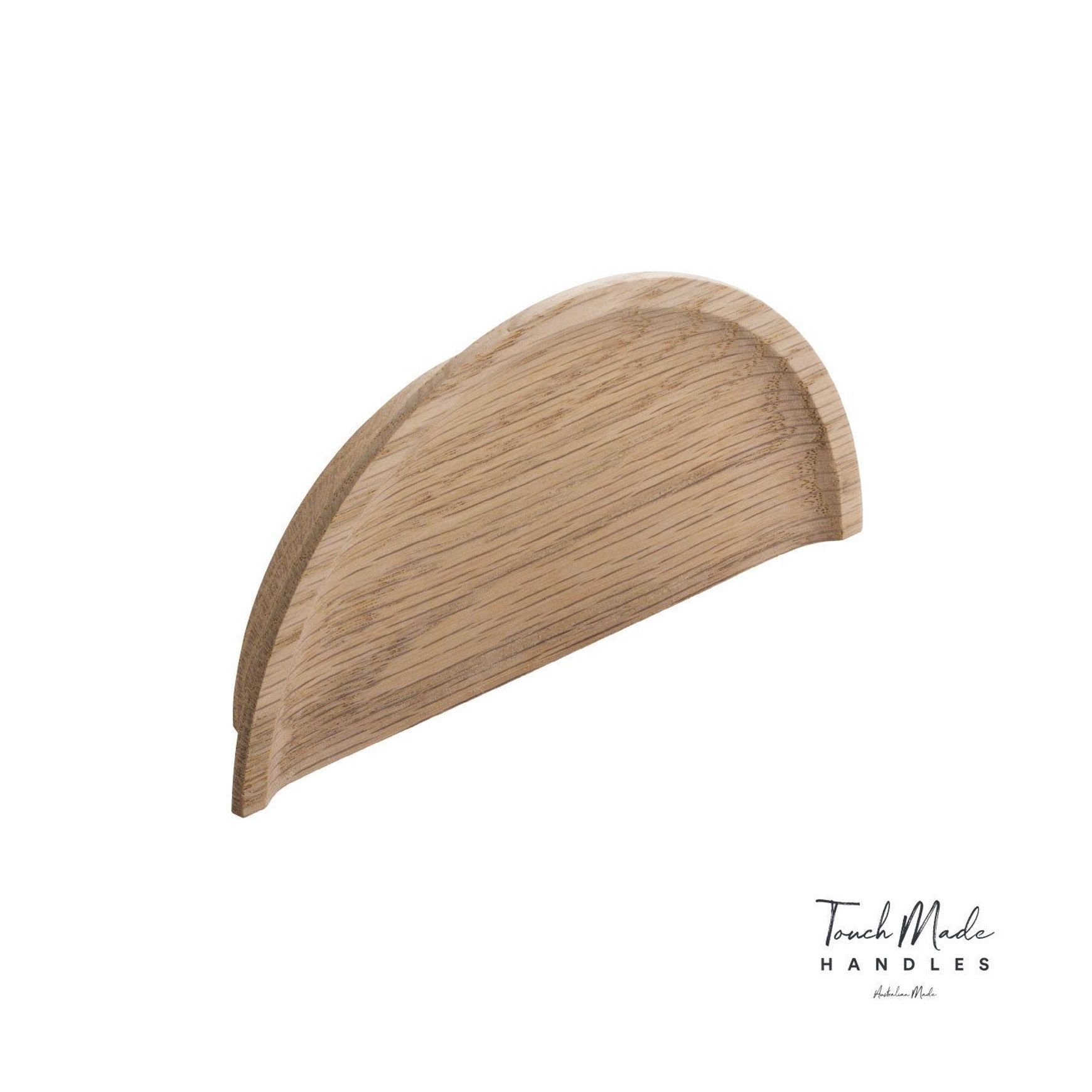 Timber Dished Semi Round Handles