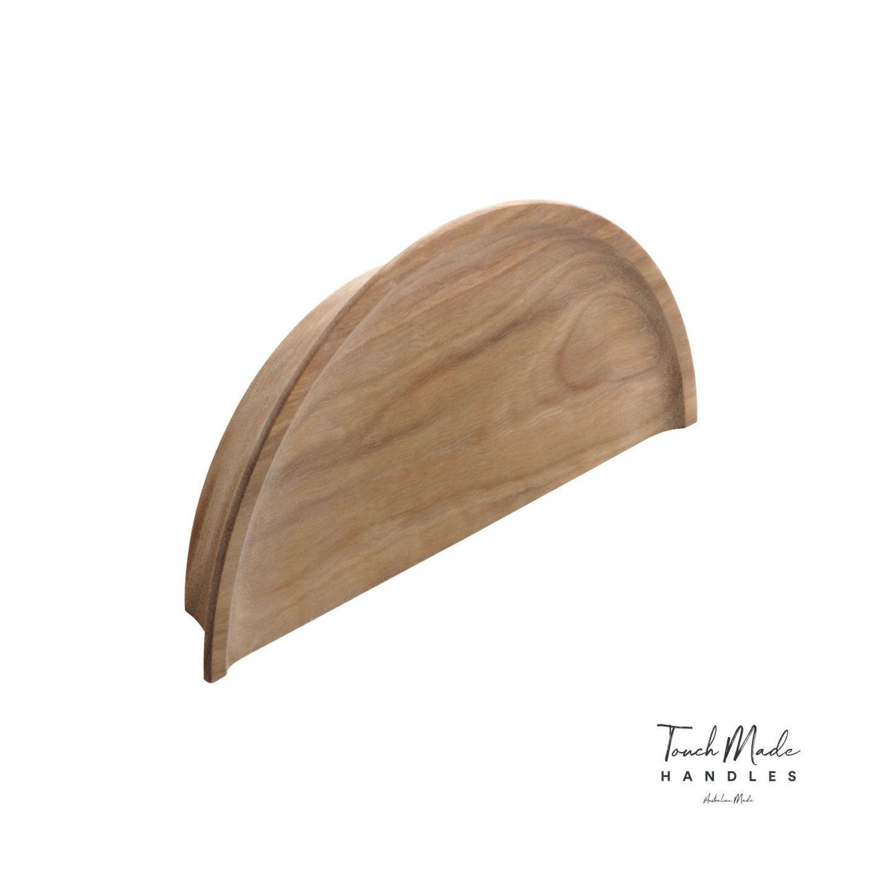 Timber Dished Semi Round Handles