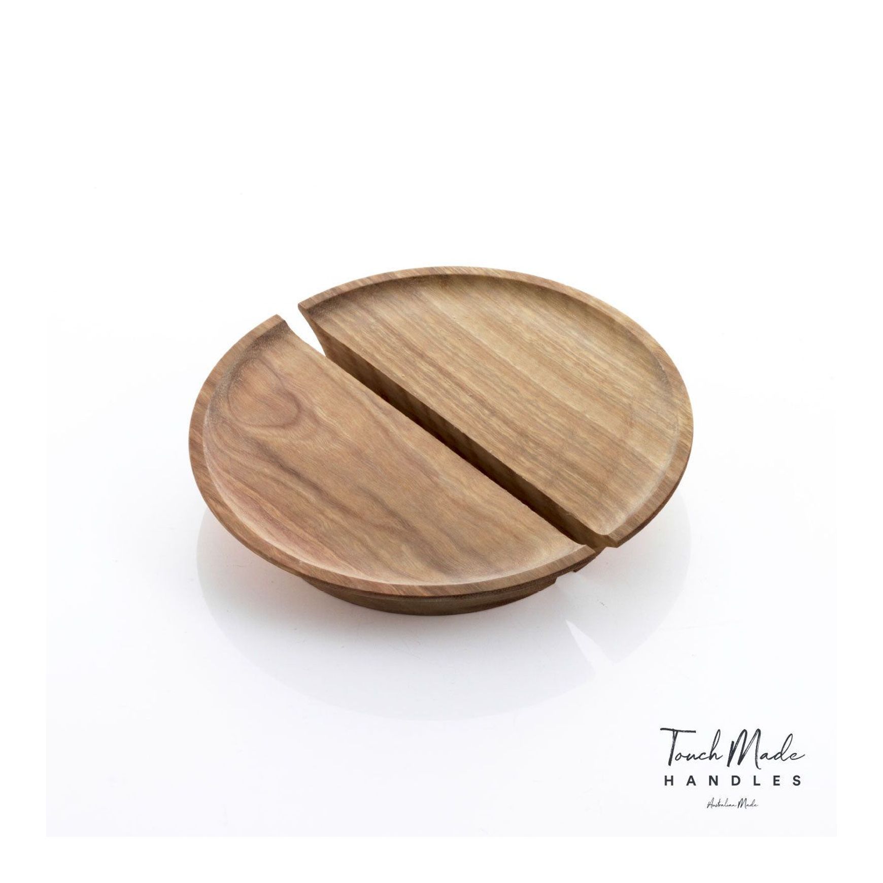 Timber Dished Semi Round Handles