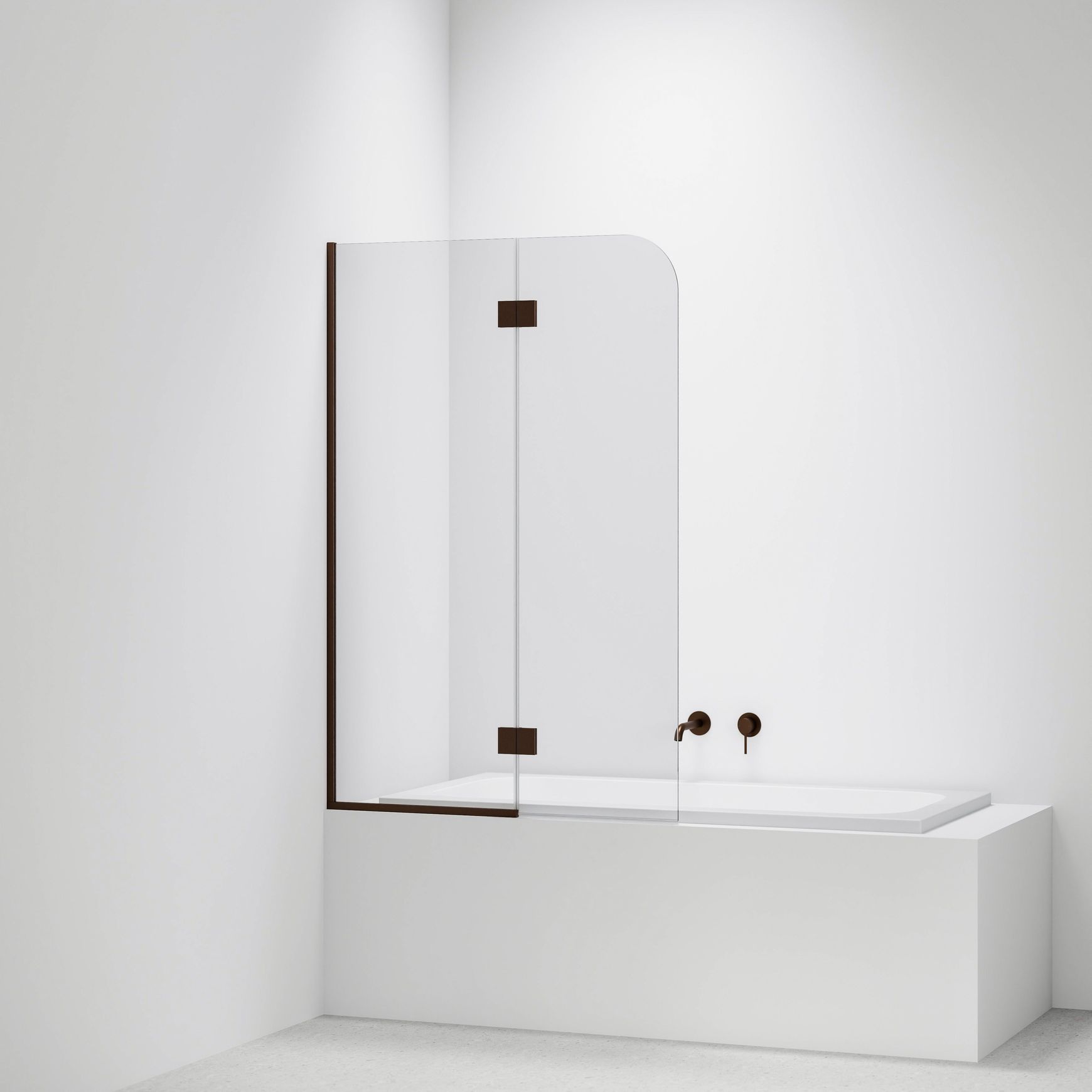 Code Super Clear Bath Screen Range | 550 + 450W