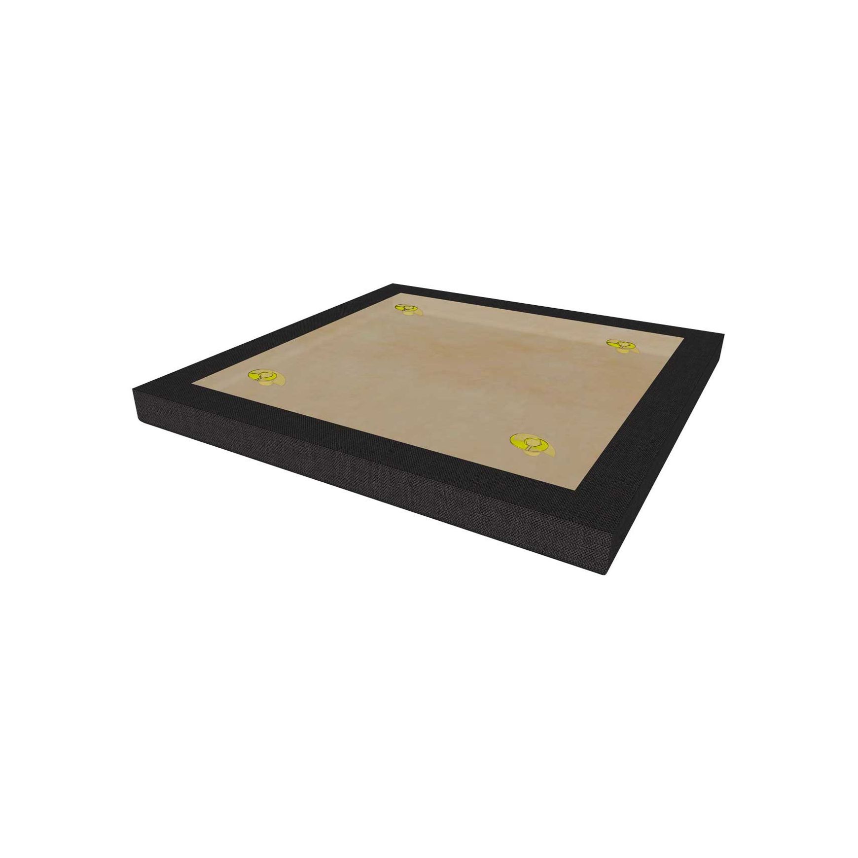 Manhattan AcoustaSense Acoustic Absorption Panel Square Black - 6 Pack
