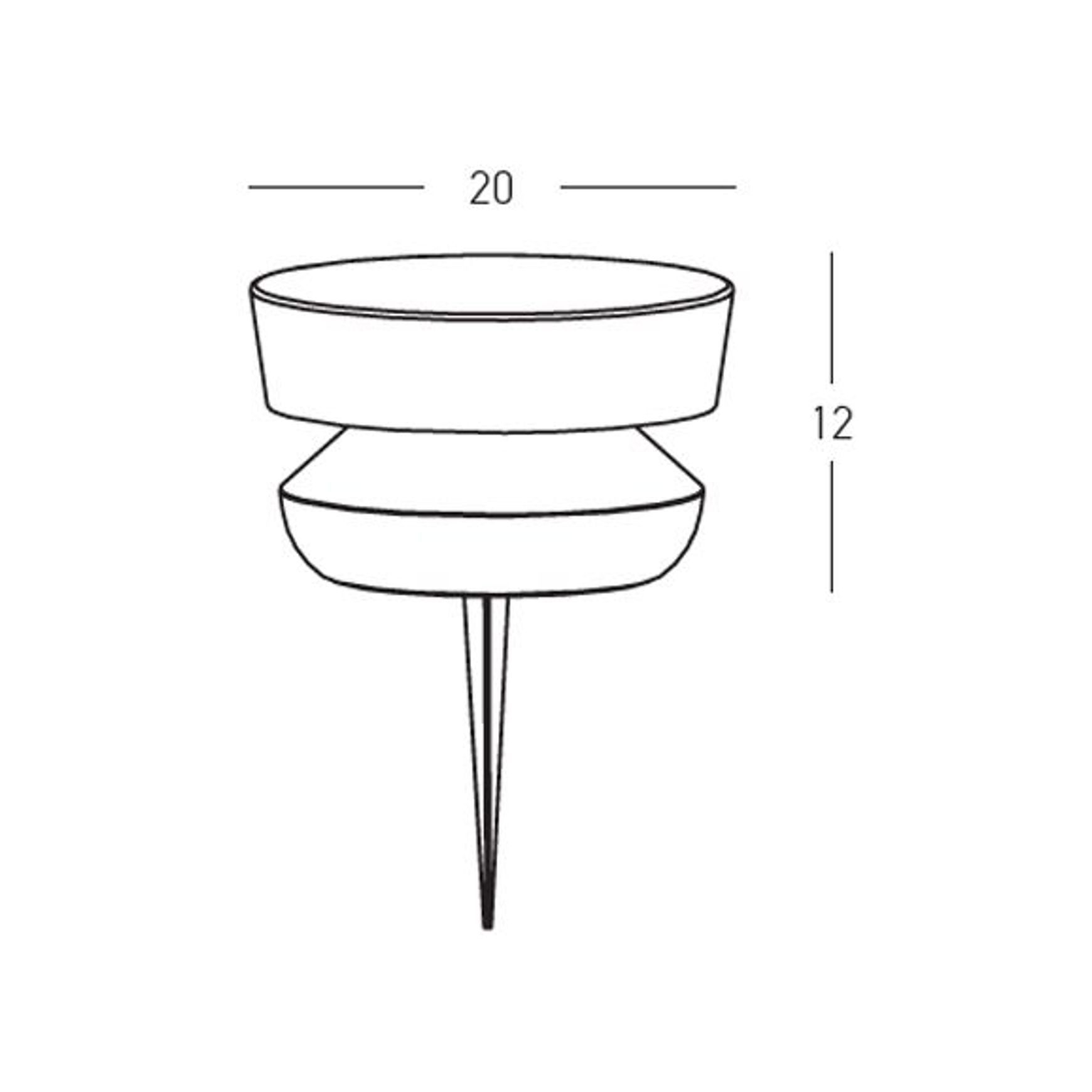 Atlas IP65 Concrete Spike Light