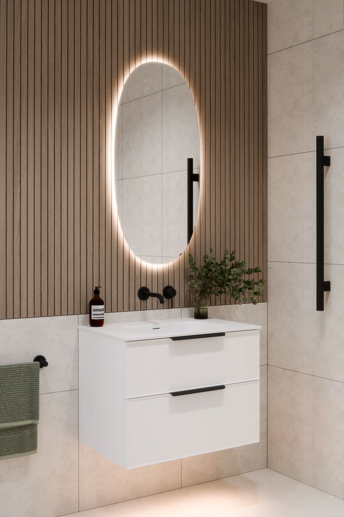 Euro Cervo 525 x 1050 LED Mirror