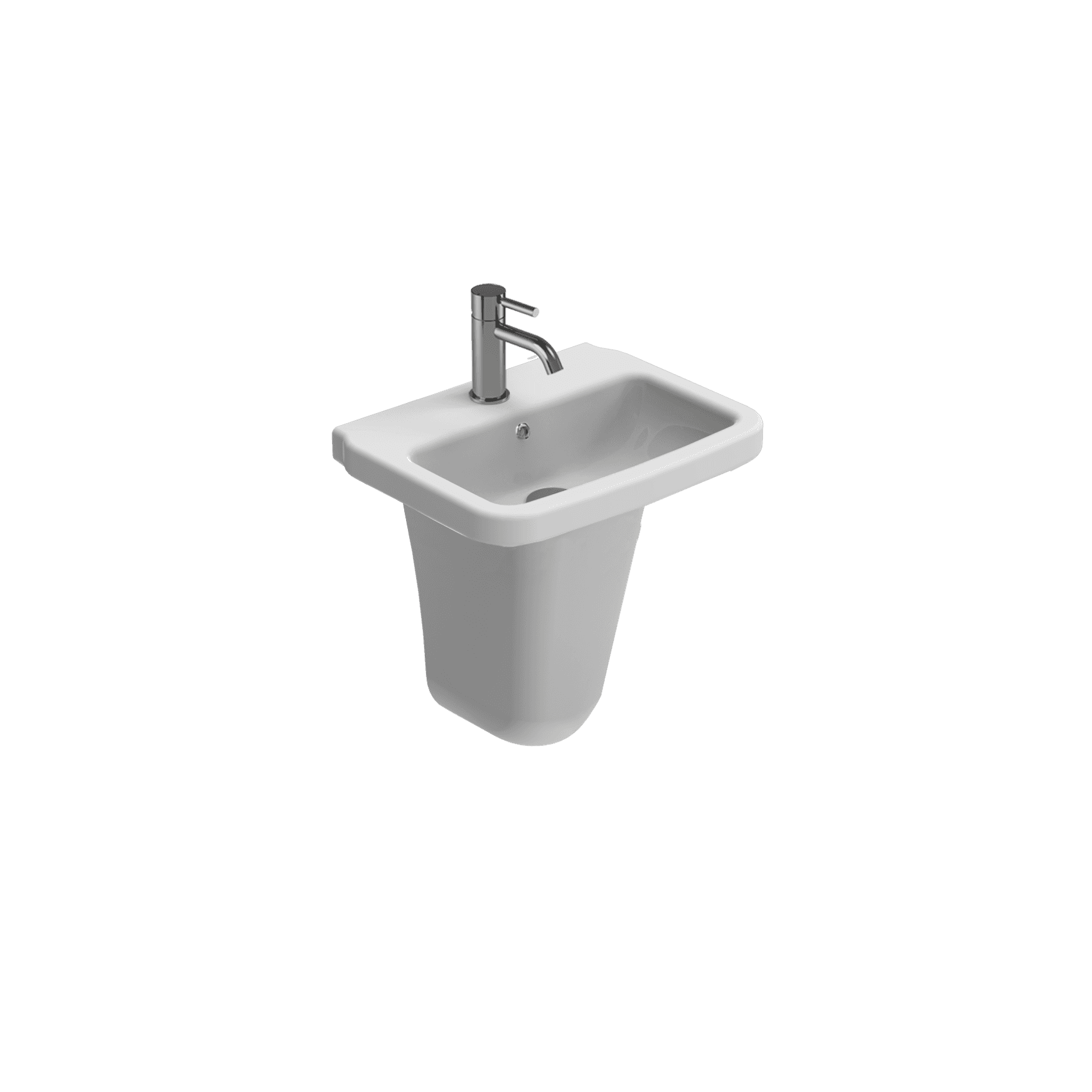 Evo 45 Round Basin & Shroud