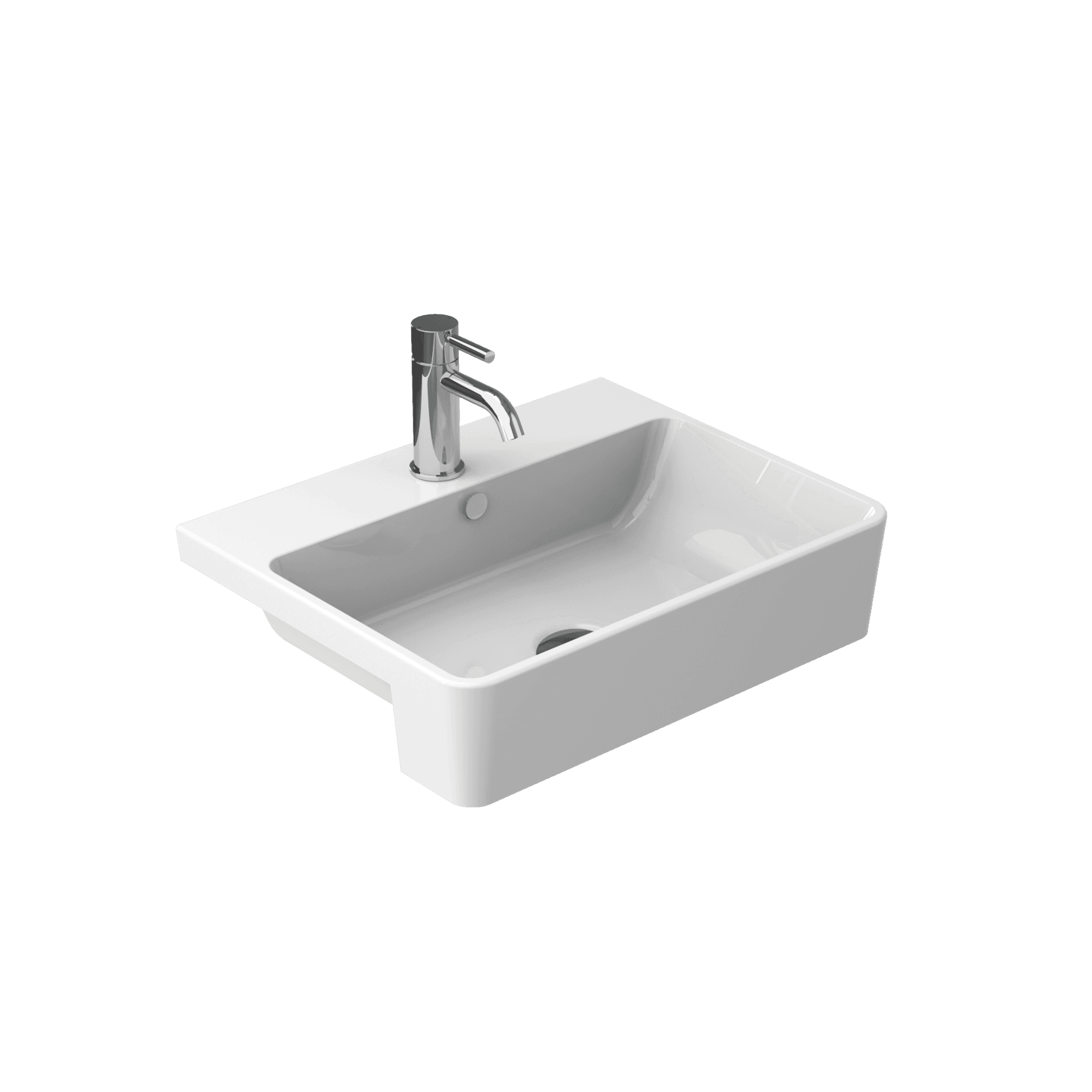 Evo 50 Semi Recessed Basin