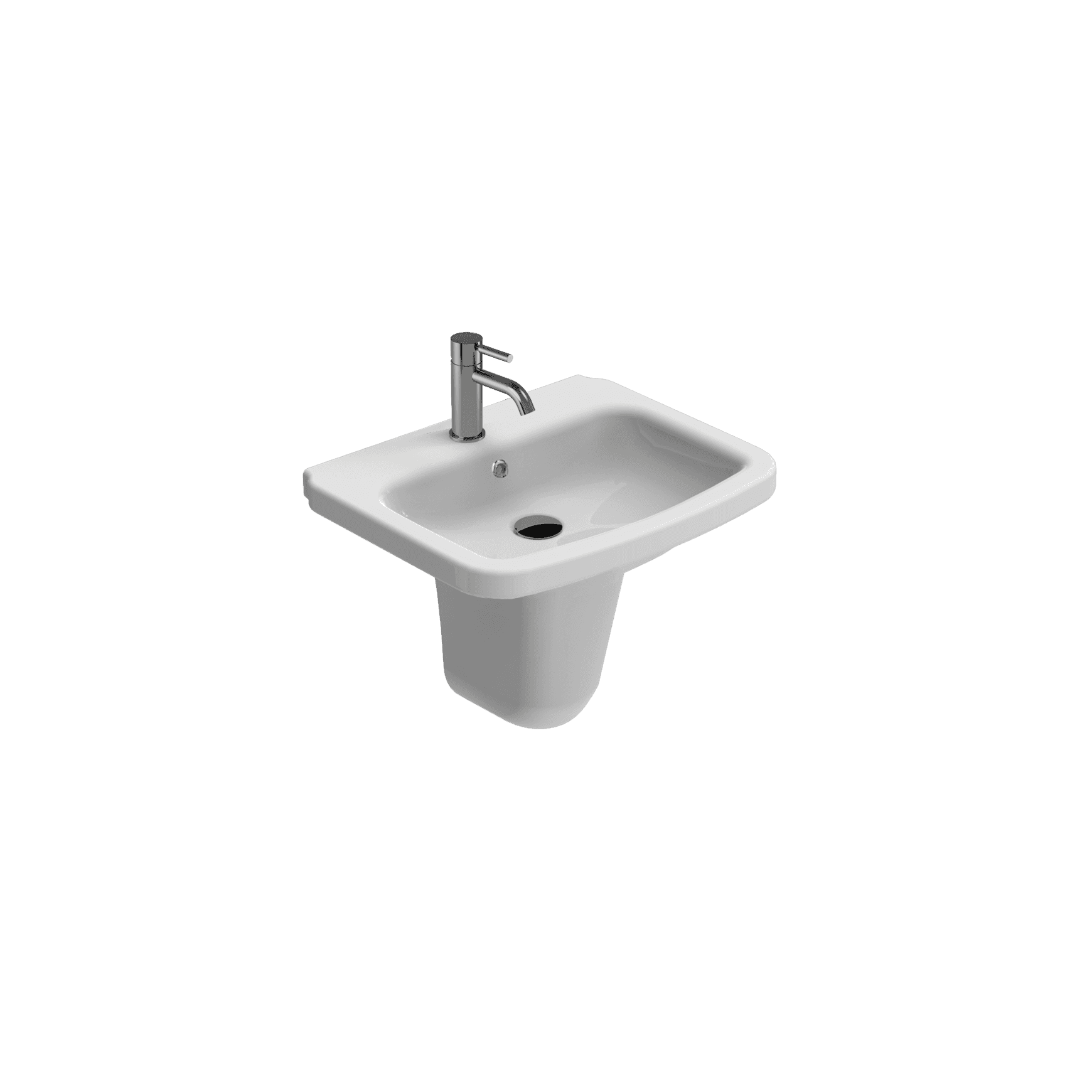 Evo 55 Round Basin & Shroud