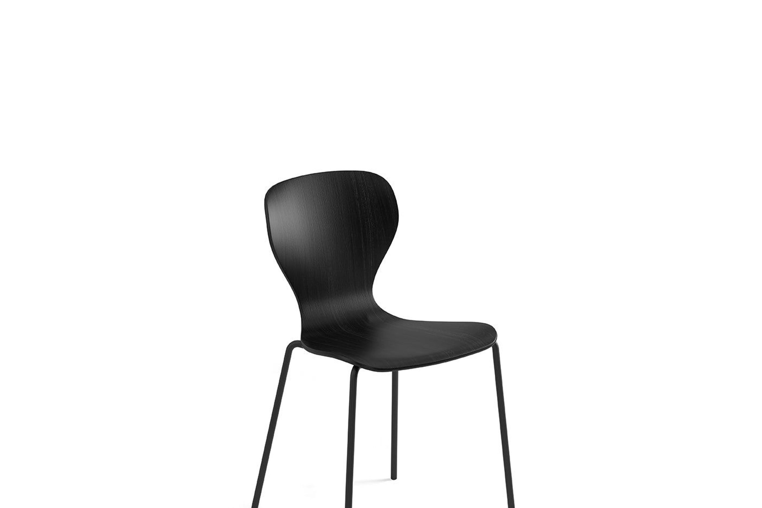 Ears Chair - Four Metal Legs
