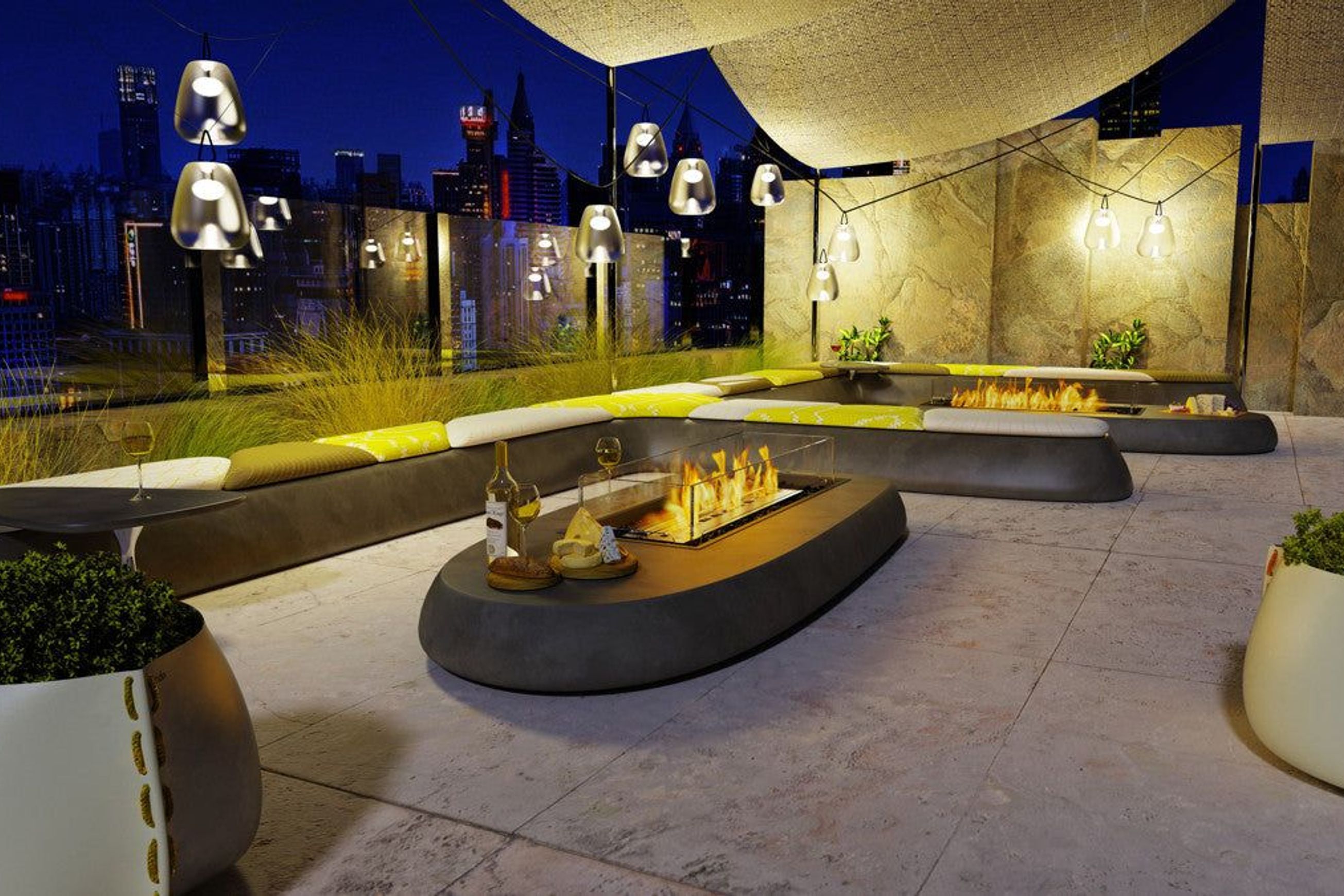 Linear 50 Fire Pit Kit