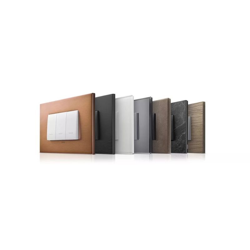 Vimar Eikon Exe Light Switches | Painted Metal