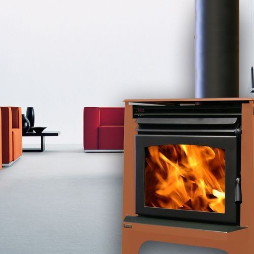 Ethos Phoenix Freestanding Wood Fireplace
