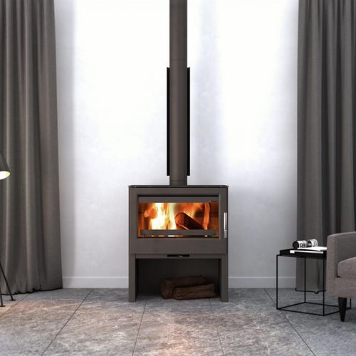 Euro Buller Box Freestanding Wood Fireplace