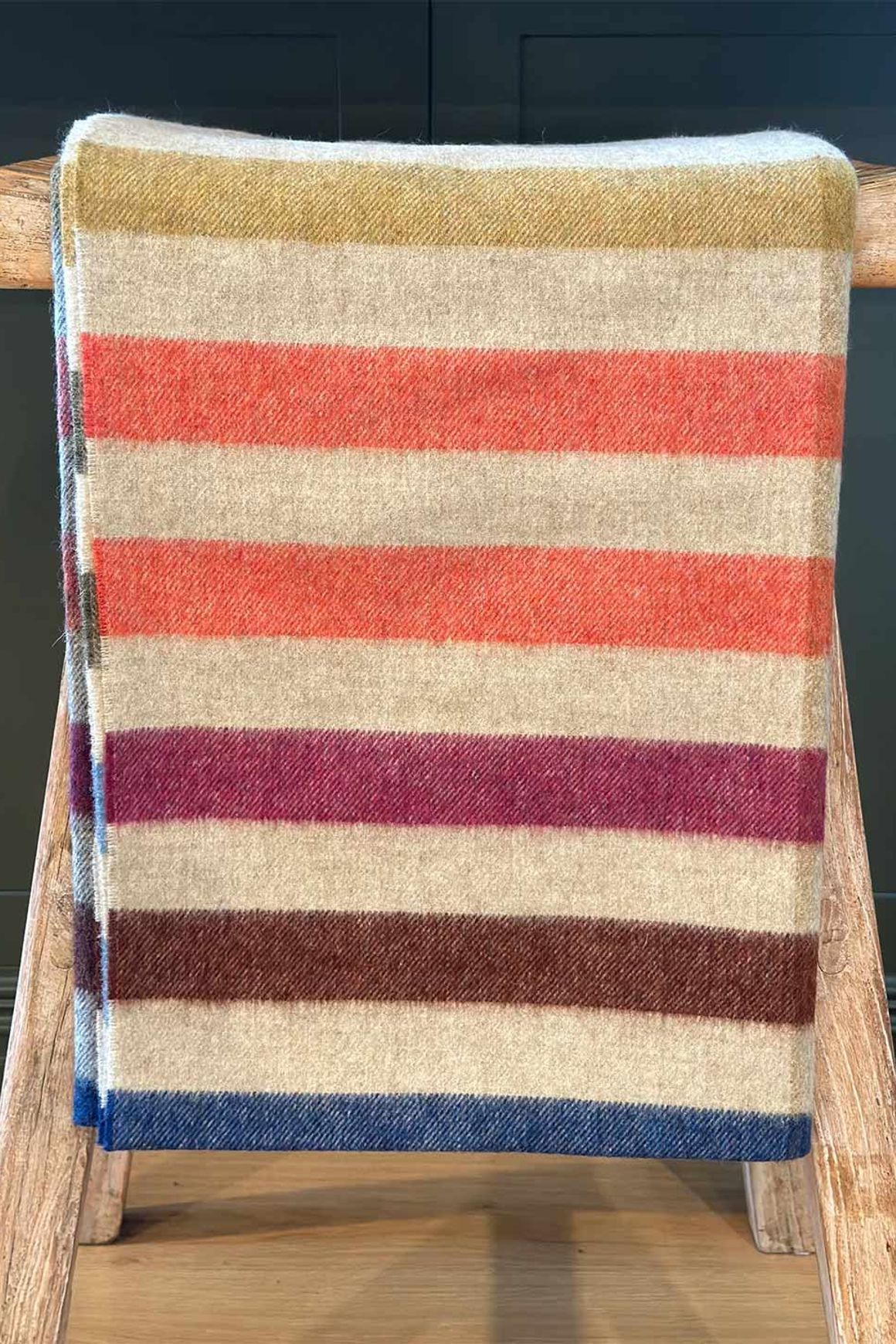 NZ Merino Throw Blanket - Henley Beige | 100% Pure Wool