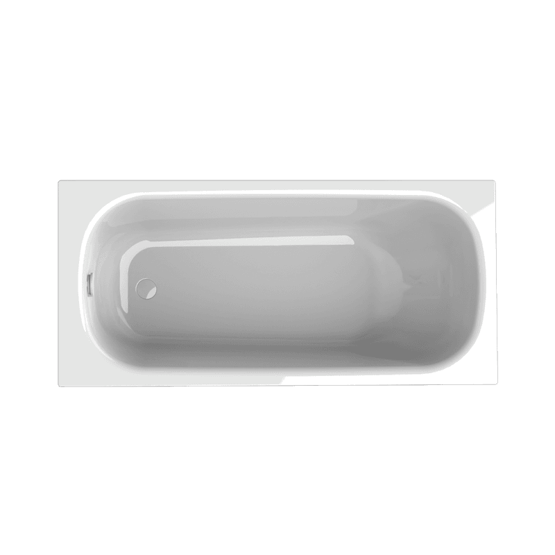 BetteForm 1600 Inset Bath Gloss White