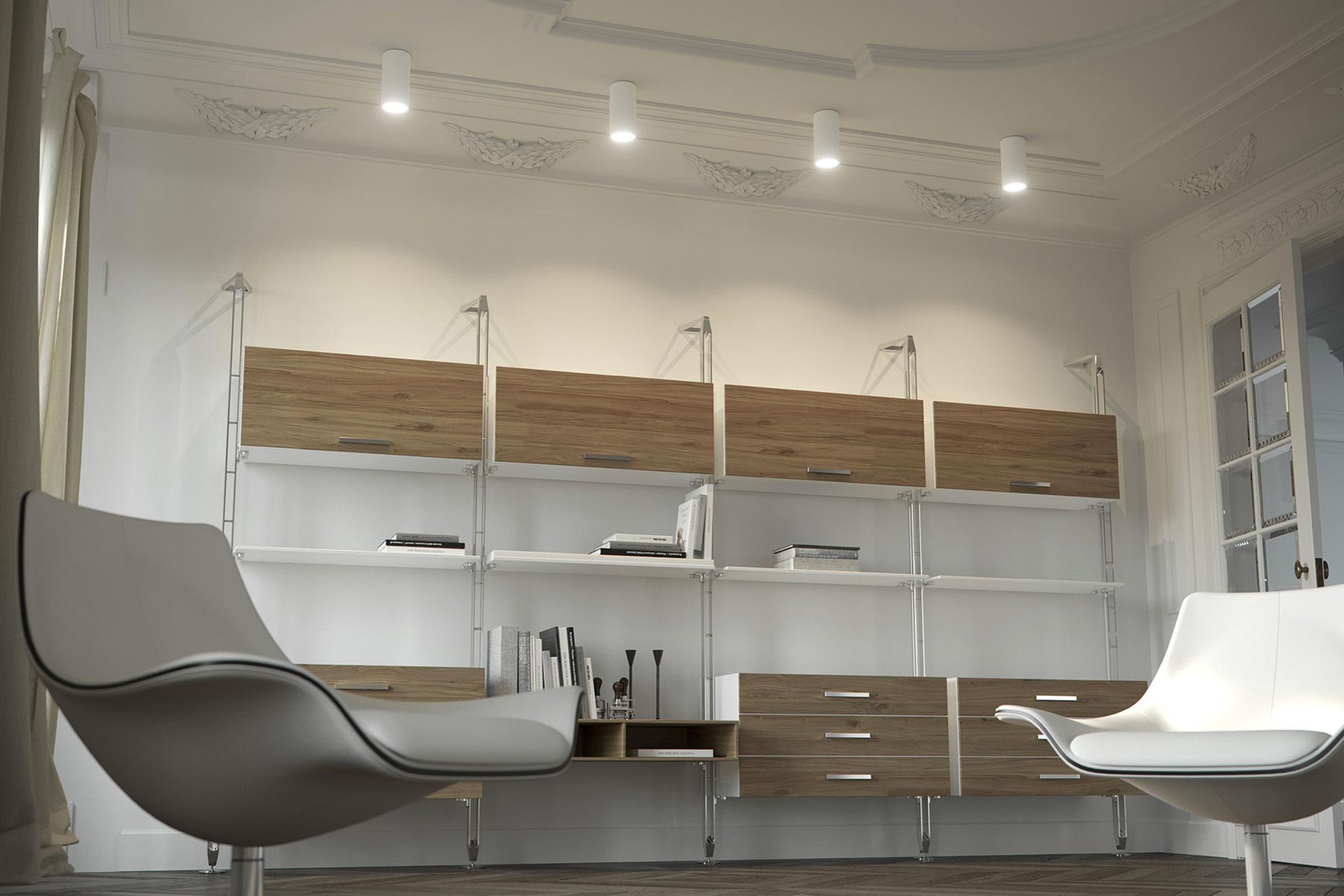 One Suspension & Ceiling Light