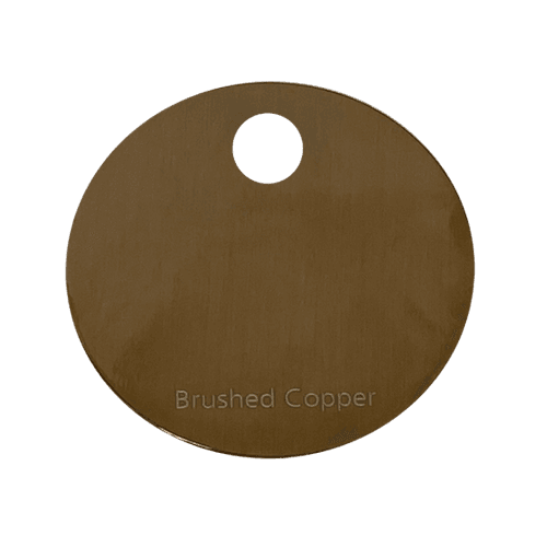 Loft Colour Disc Brushed Copper