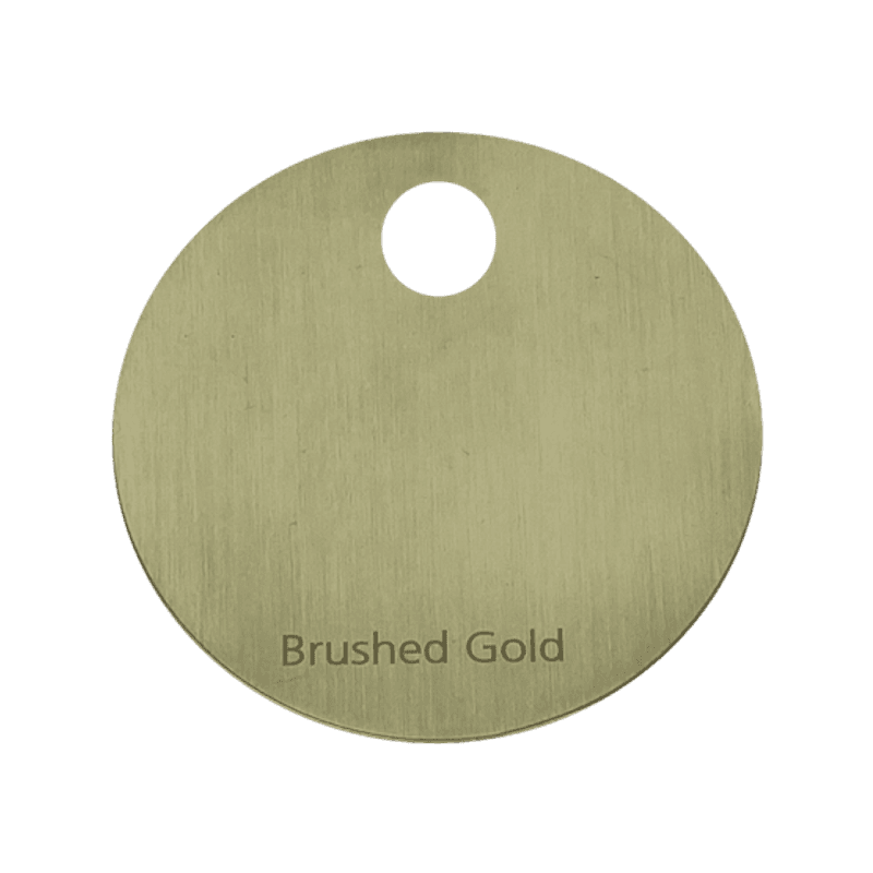 Scarab Colour Disc Brushed Gold
