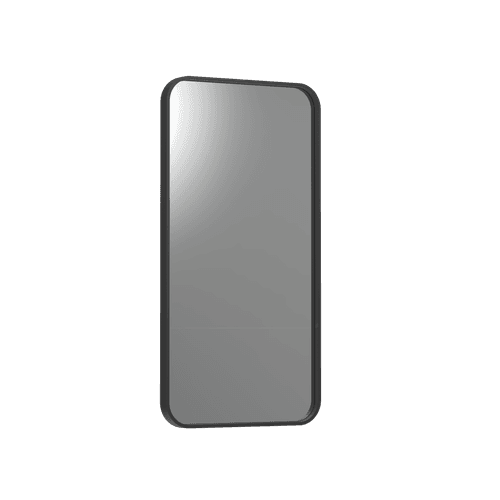 Frame XL 1000 Rectangle Mirror Brushed Black