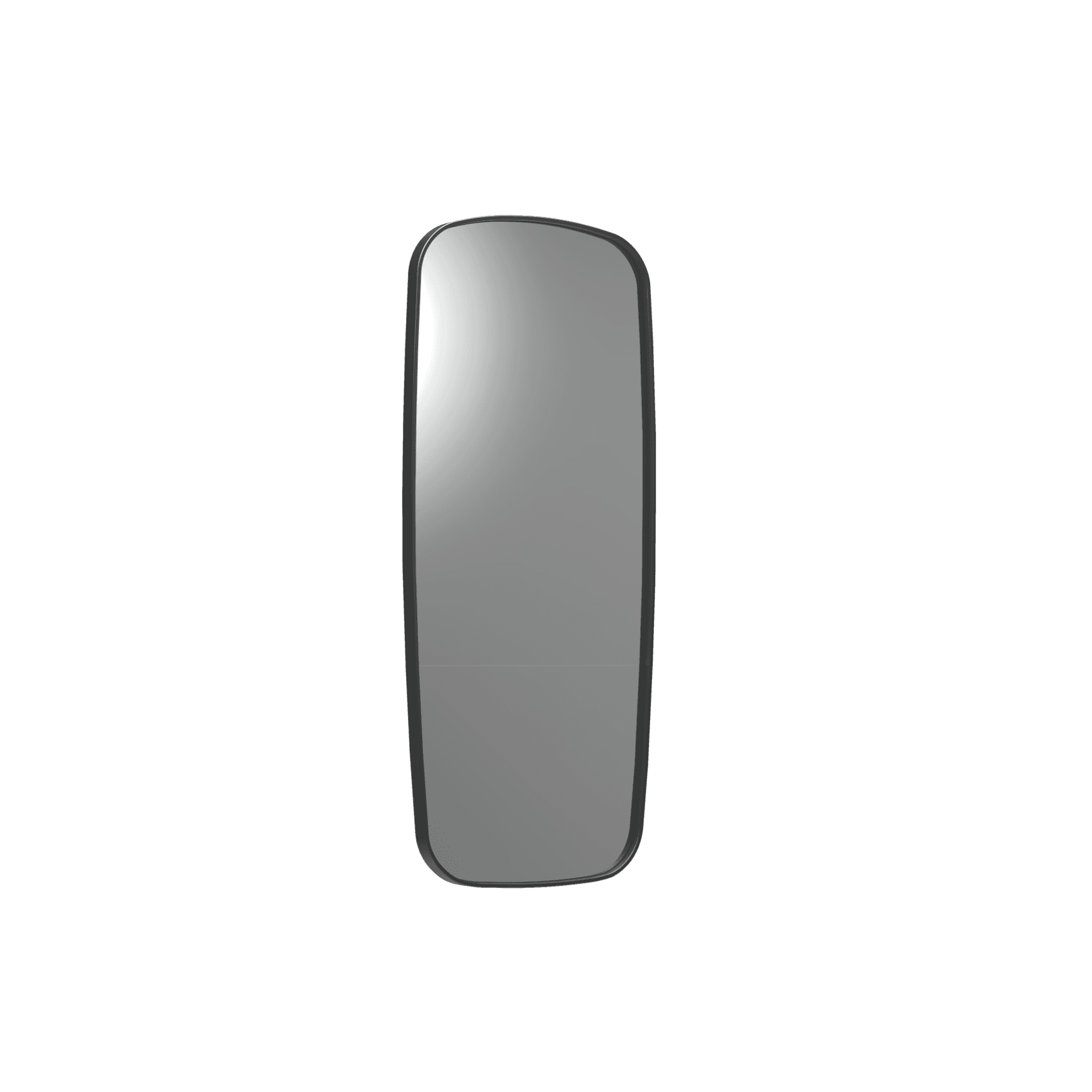 Frame XL 1000 Soft Rectangle Mirror Brushed Black