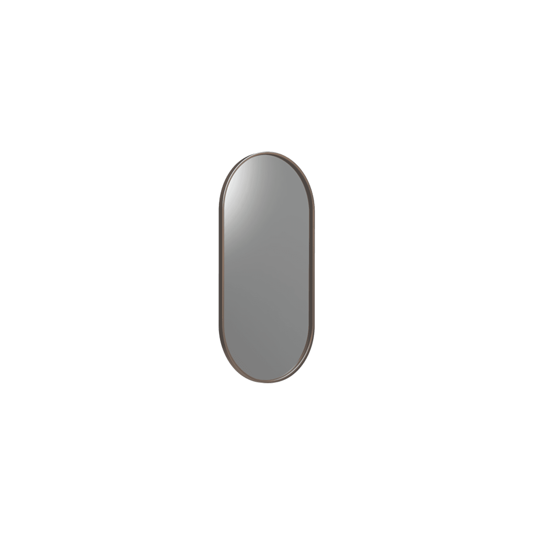 Frame XL 450 Pill Mirror Aged Brass