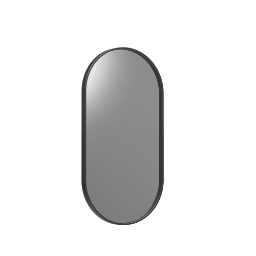 Frame XL 500 Pill Mirror Brushed Black