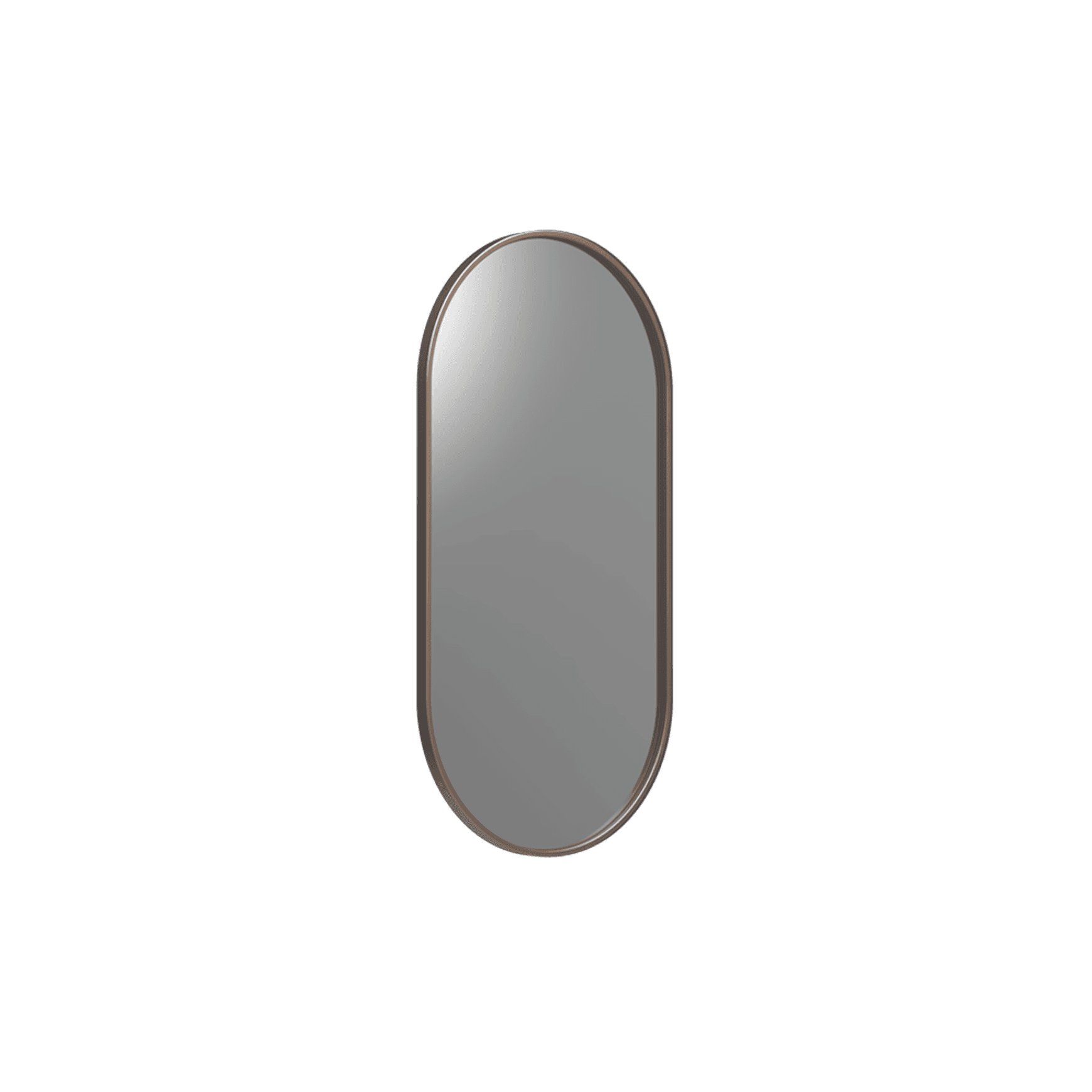 Frame XL 600 Pill Mirror Aged Brass