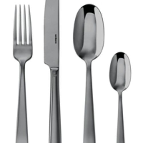 Flat PVD Black 24 Piece Set