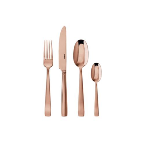 Flat PVD Copper 24 Piece Set