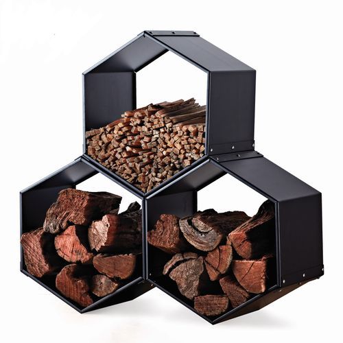 Hexagon 500 Compartment Wood Stacker