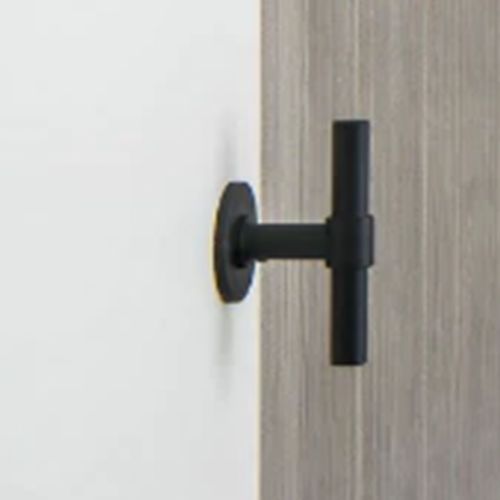 Formani - ONE - Solid Front Door Knob Fixed on Rose