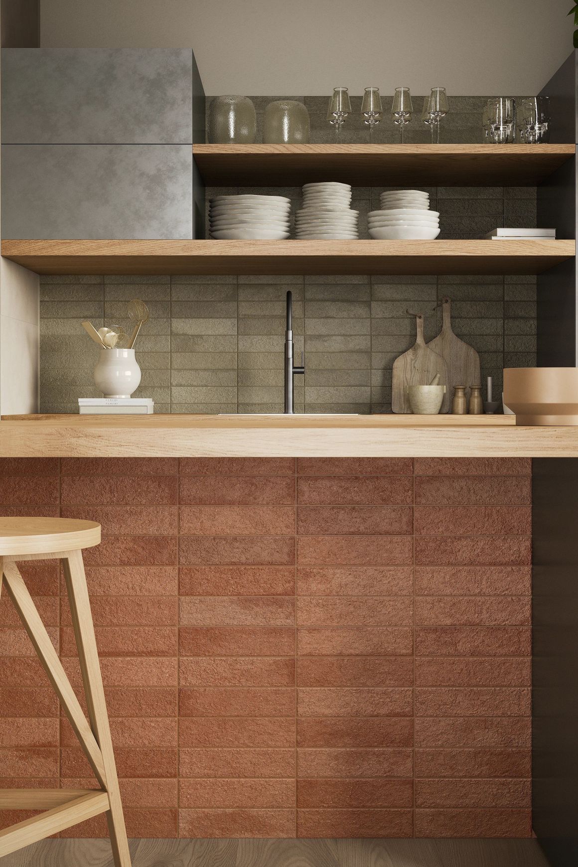 Fornacello Formella Rosso 6x24