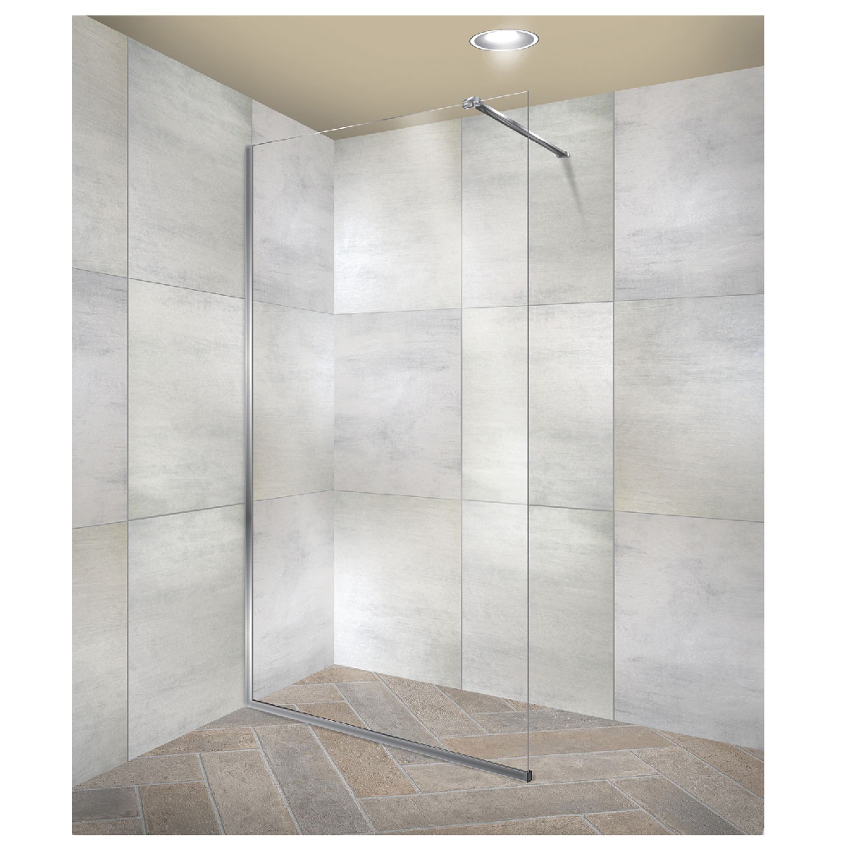Frameless Walk In Panels