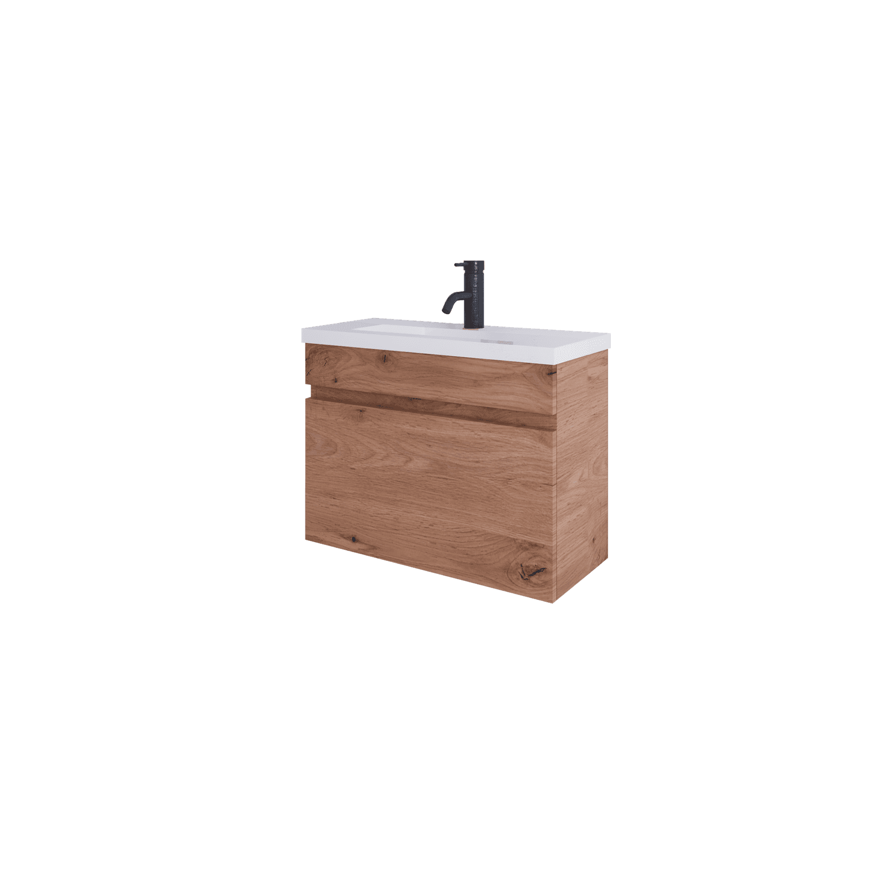 Code Lux 600 Slim Single Drawer Vanity Range