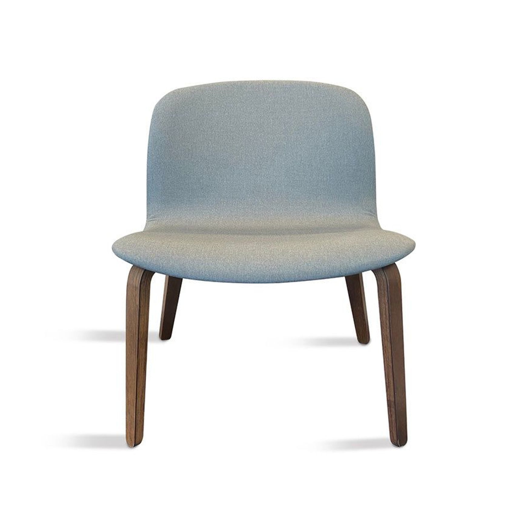 LOTTIE Lounge Chair - Walnut & Grey