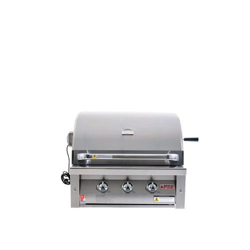 Grandfire Deluxe 30" Gas BBQ Head Unit | For In-Build
