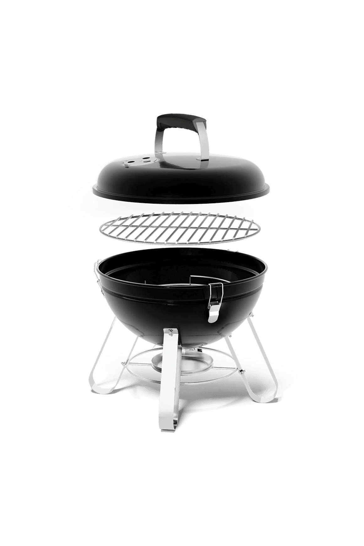 NK14 Charcoal Kettle Grill, Black