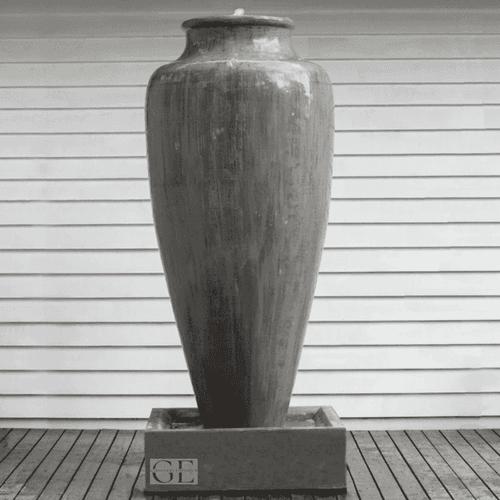 Caduceus Fountain with Base