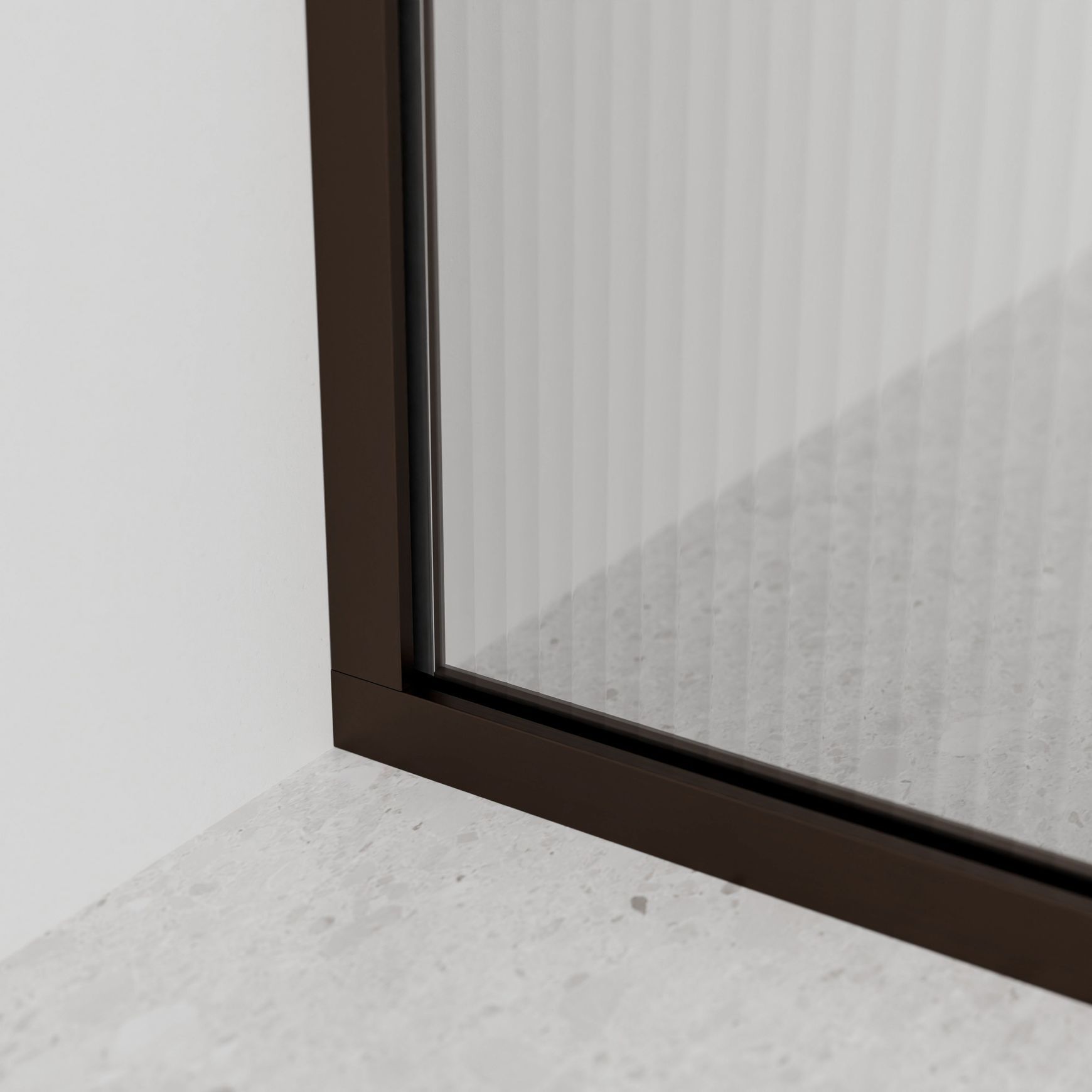 Code Pillar Shower Screen Glass Range | 1050MM