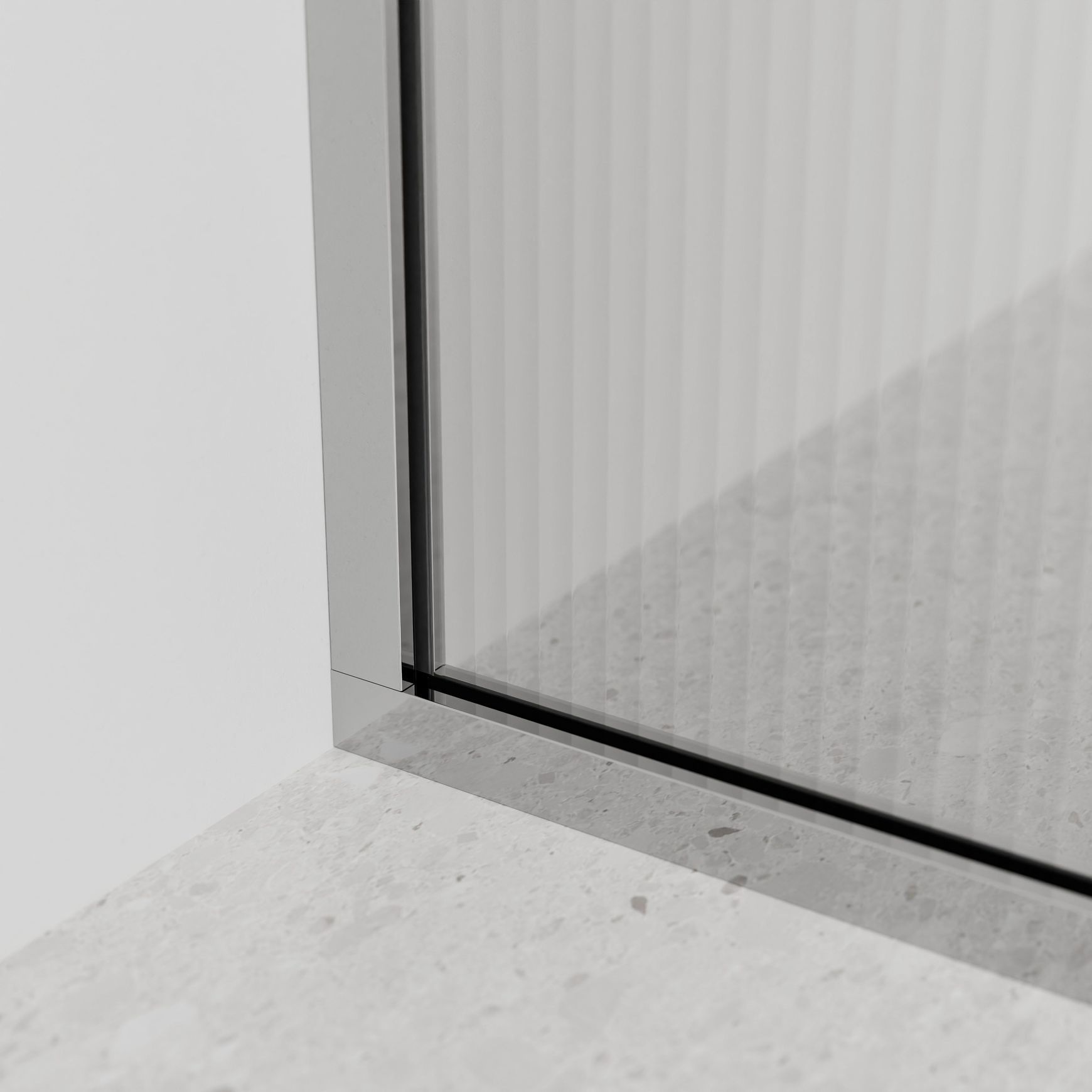 Code Pillar Shower Screen Glass Range | 1050MM