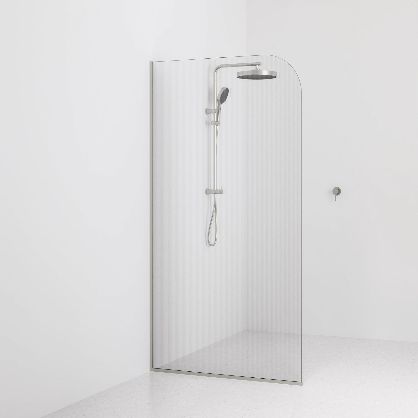 Code Pillar Shower Screen Glass Range | 1050MM