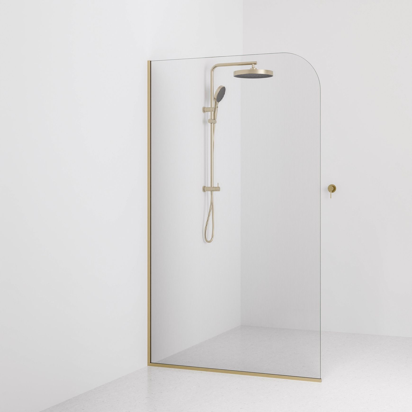 Code Pillar Shower Screen Glass Range | 1200MM
