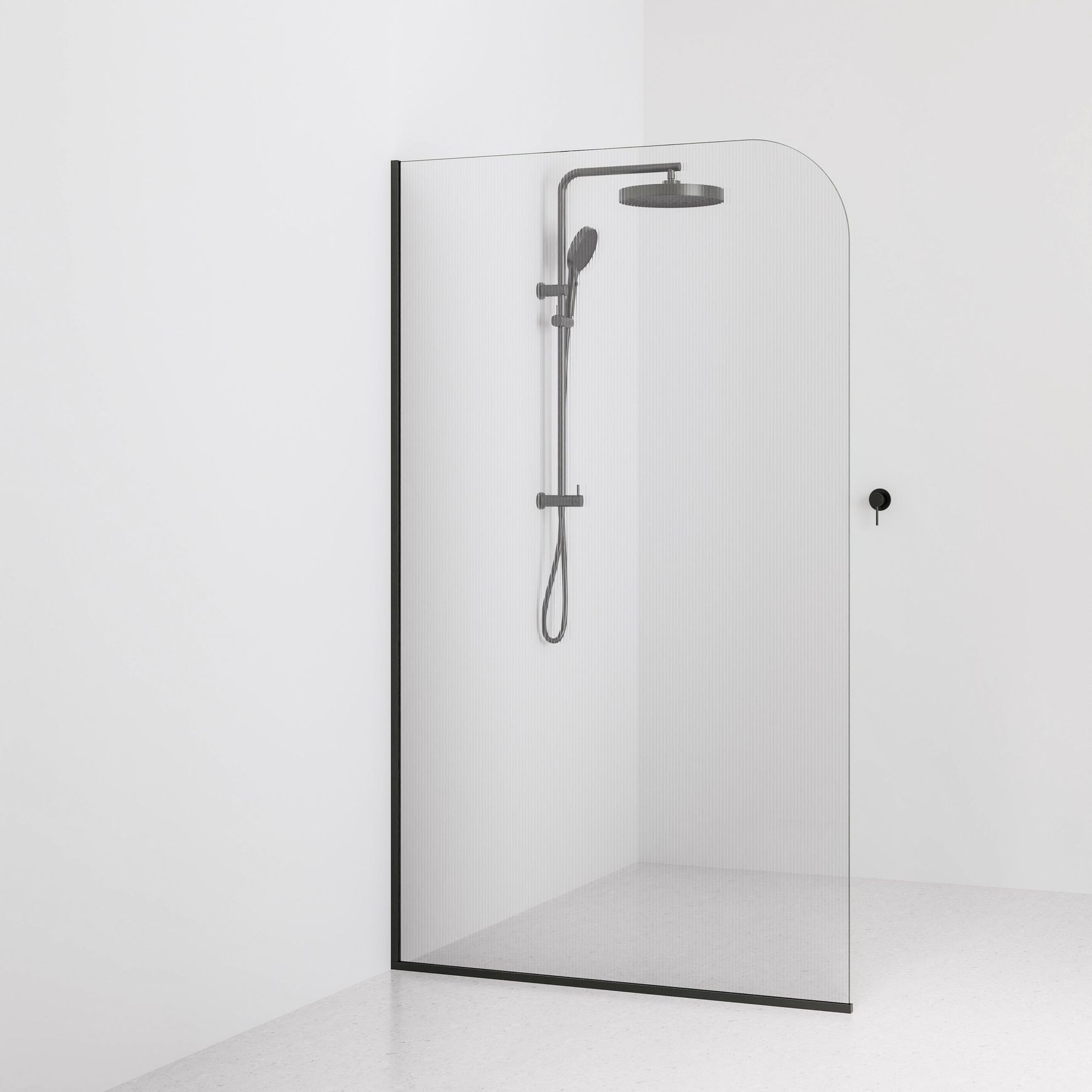 Code Pillar Shower Screen Glass Range | 1200MM