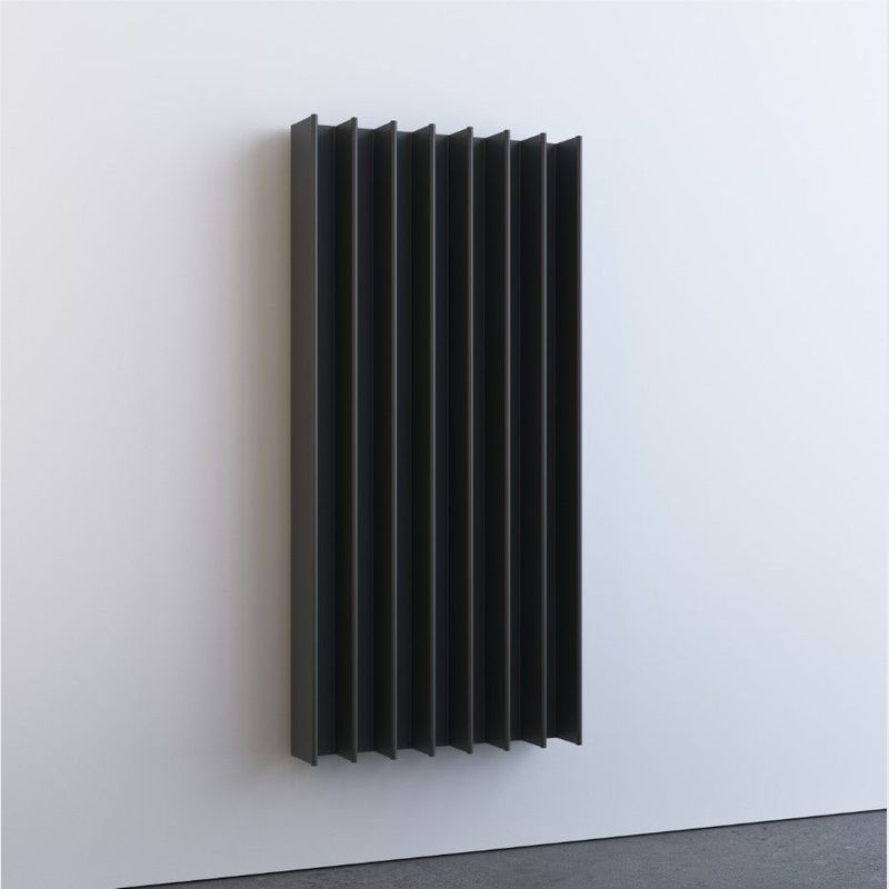 Double Gordon Heated Towel Rail | Dark Grey