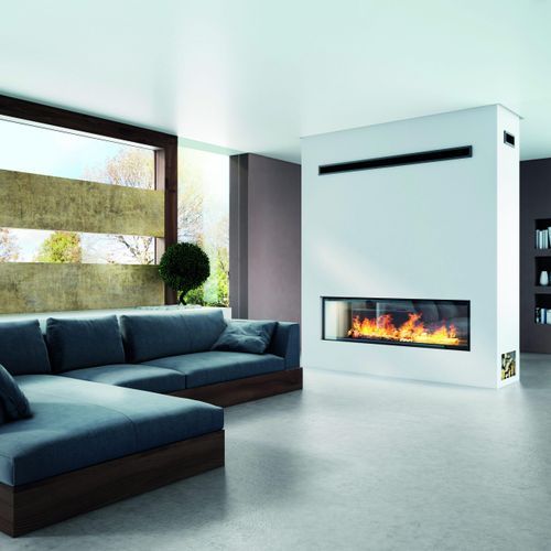 Axis H1600 XXLDS Double Sided Wood Fireplace