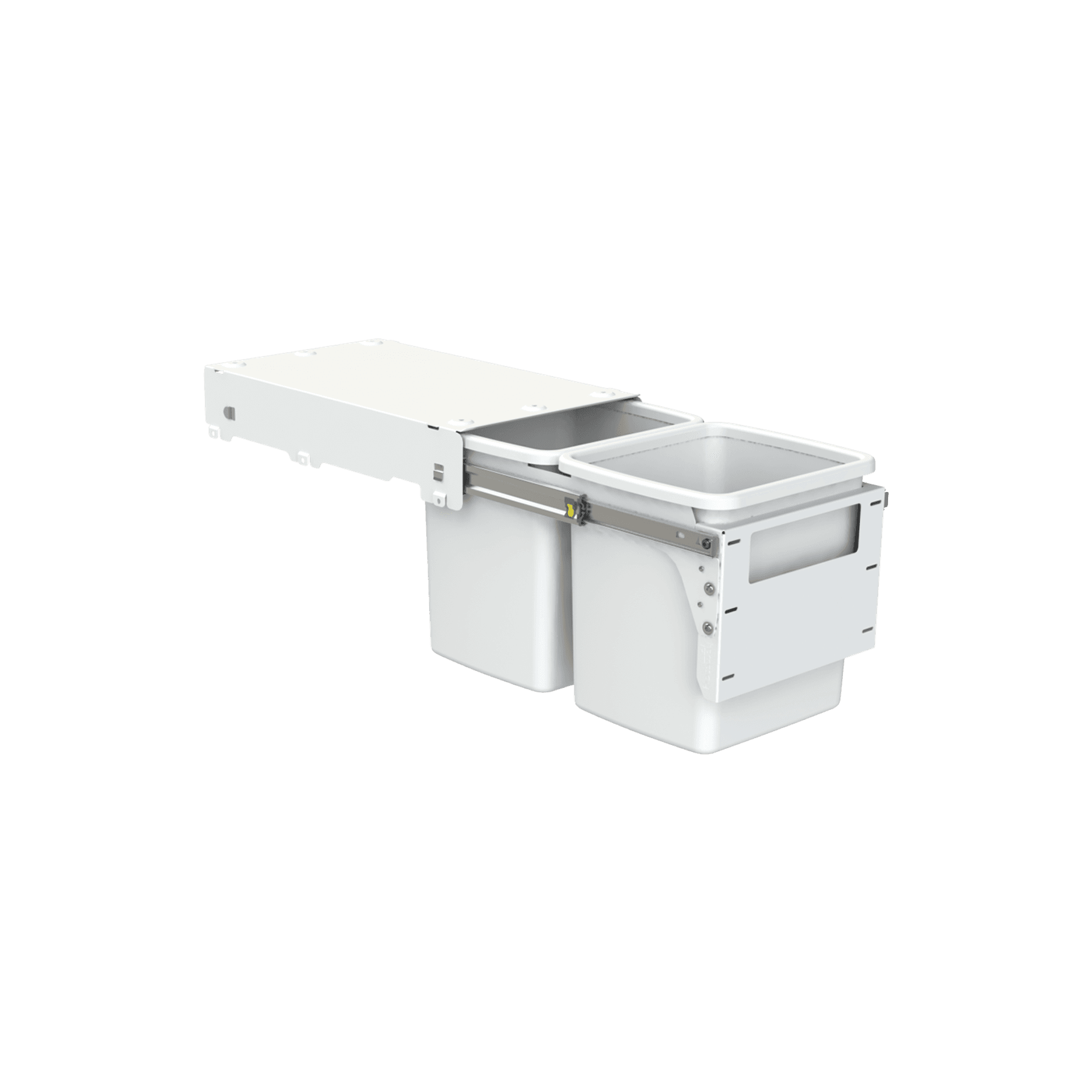 Hideaway Compact 2 x 15L Buckets | Door Pull